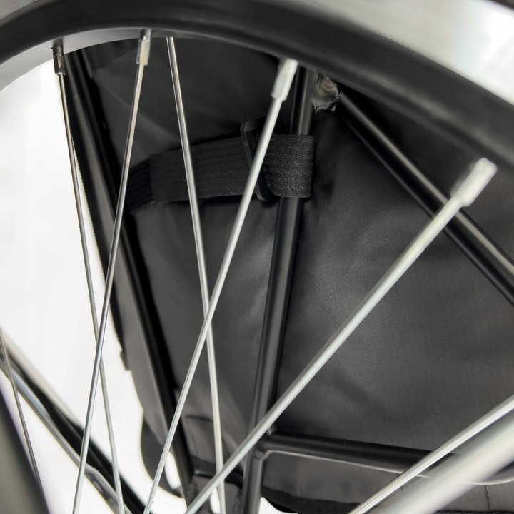 WOZINSKY SAKWA ROWEROWA TORBA NA ROWER DWUCZĘŚCIOWA PLECAK NA BAGAŻNIK 30L