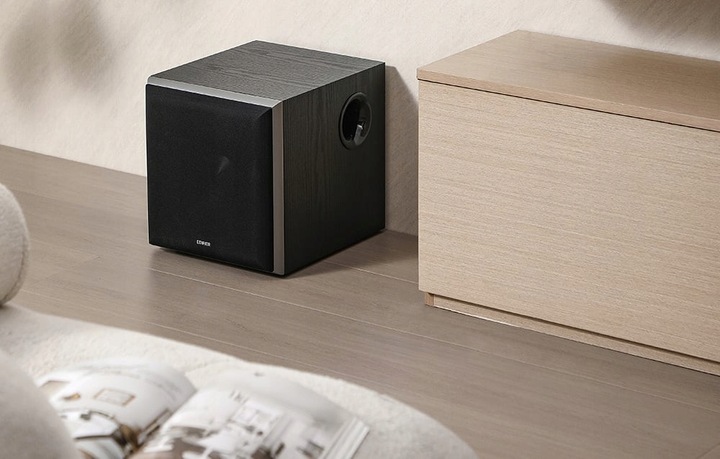 Edifier T5 Subwoofer Aktywny 70W 8" DSP MDF Głębokie Basy Filtr 38Hz