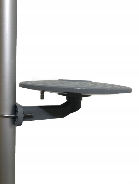 ANTENA TV DOOKÓLNA DVB-T2 KOMPAKTOWA AKTYWNA SZARA