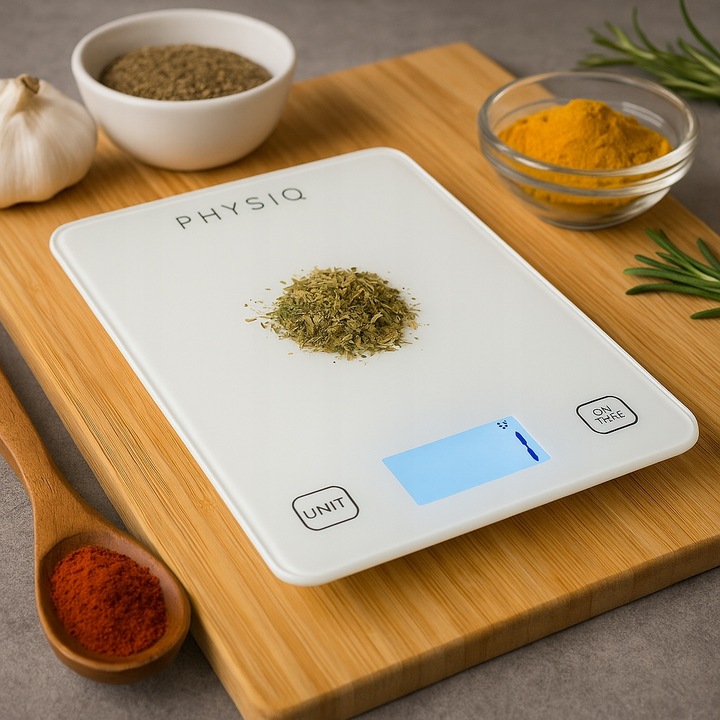 Waga Kuchenna Elektroniczna Precyzyjna 1g Wyświetlacz Aplikacja
