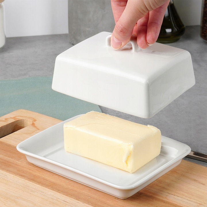 Maselniczka CERAMICZNA pojemnik kuchenny do przechowywania masła na