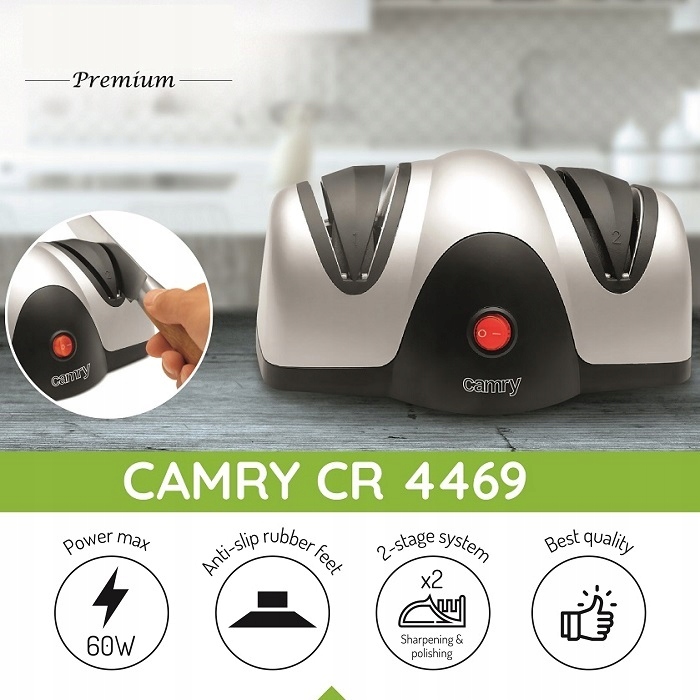 ELEKTRYCZNA OSTRZAŁKA DO NOŻY 2 FUNKCJE CR4469