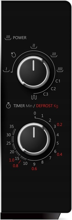 KUCHENKA MIKROFALOWA Z GRILLEM TOSHIBA MWP-MG20P |MIKROFALÓWKA |700W CZARNA