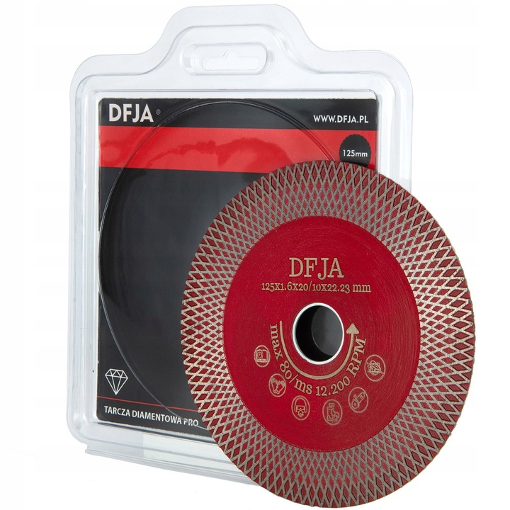 TARCZA DIAMENTOWA CIĘCIA SZLIFOWANIA GRESU PŁYTEK GLAZURY SPIEKÓW