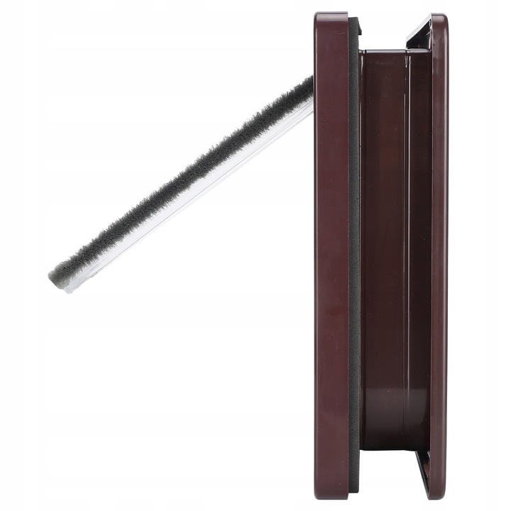 DRZWICZKI DLA PSA KOTA DRZWI WAHADŁOWE KLAPA DUŻA BRĄZ L