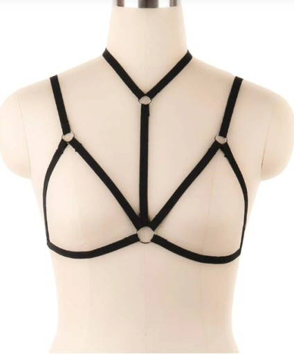 Harness Ramiączka Do Stanika Ozdobne Zmysłowe Top