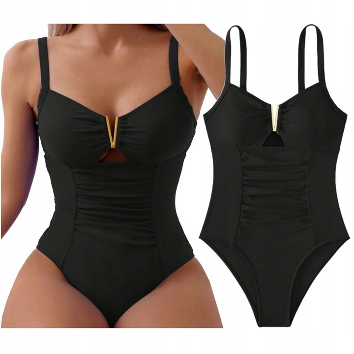 WYSZCZUPLAJĄCY KOSTIUM KĄPIELOWY DAMSKI MODELUJĄCY STRÓJ JEDNOCZĘŚCIOWY M