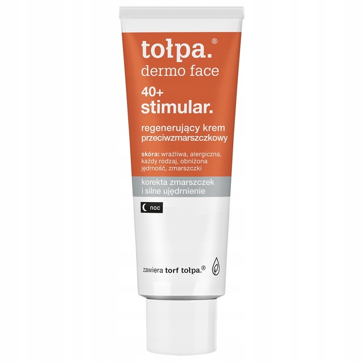 TOŁPA Krem przeciwzmarszczkowy ujędrniający wygładzający na noc 40+ 40 ml
