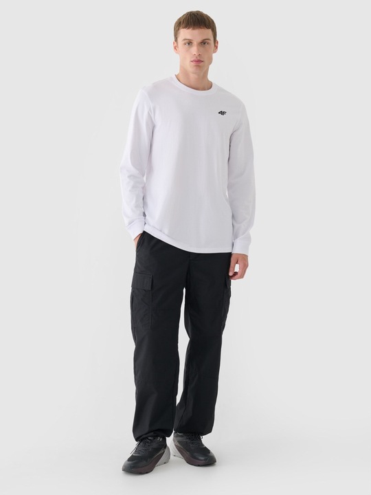BLUZKA 4F 4FWMM00TLONM432-10S r.L LONGSLEEVE NOWA MĘSKA Z DŁUGIM