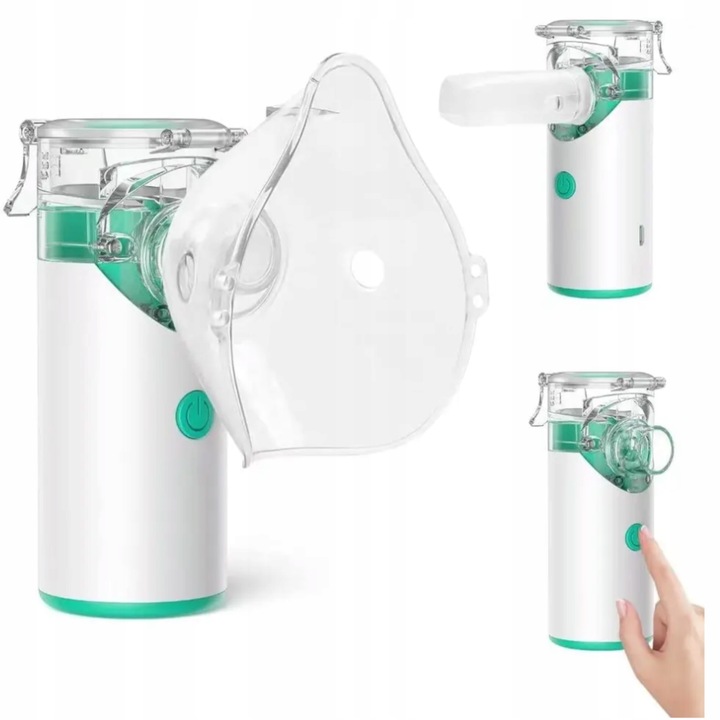 Nebulizator siateczkowy inhalator przenośny cichy dla dorosłych dzieci LCP