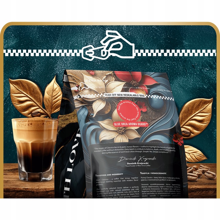 Kawa ziarnista CLASSICO HERITAGE Limited Edition Świeżo Palona