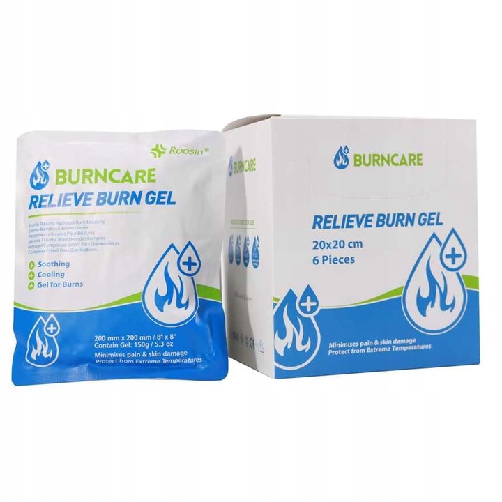 Opatrunek hydrożelowy na oparzenia II stopnia 1szt