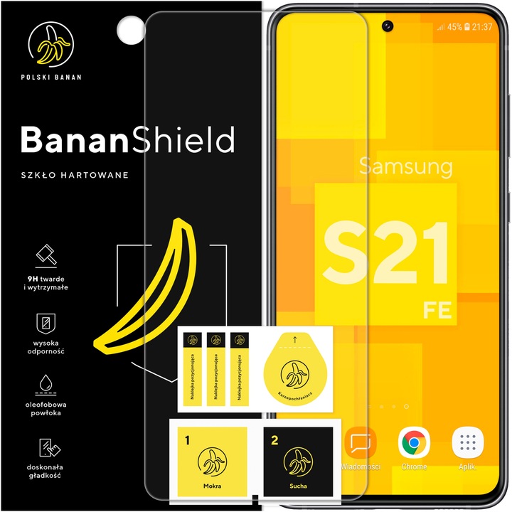 Szkło hartowane 9H BananShield do Samsung Galaxy S21 FE