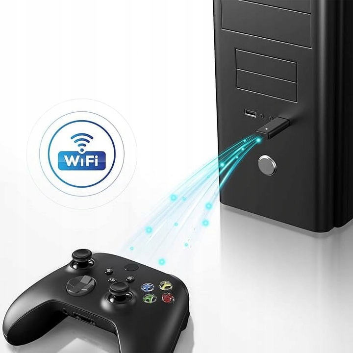 ADAPTER ODBIORNIK USB DO XBOX BEZPRZEWODOWE POŁĄCZENIE, WYSOKA JAKOŚĆ