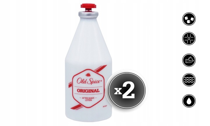 2x WODA PO GOLENIU OLD SPICE ORYGINAL - CUDOWNY I PORYWAJĄCY ZAPACH 100ml
