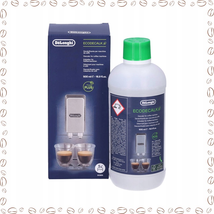 Odkamieniacz do Delonghi Ecodecalk DLSC500 500ml i 3 filtry w zestawie