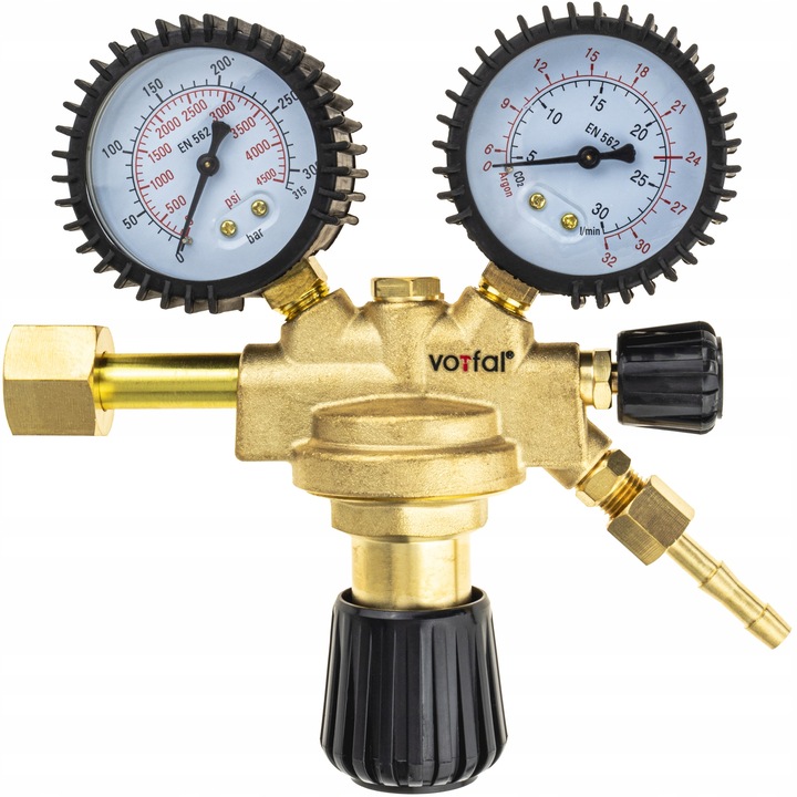 REDUKTOR BUTLOWY ARGON CO2 MIESZANKA MIG MAG TIG ZAWOREK DWUTLENEK
