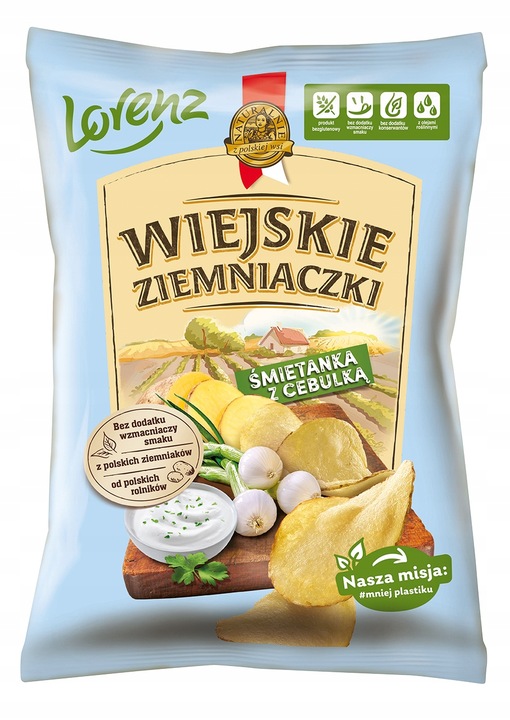 Zestaw Chipsy Wiejskie Ziemniaczki MIX 6+1 Gratis (7x130g)