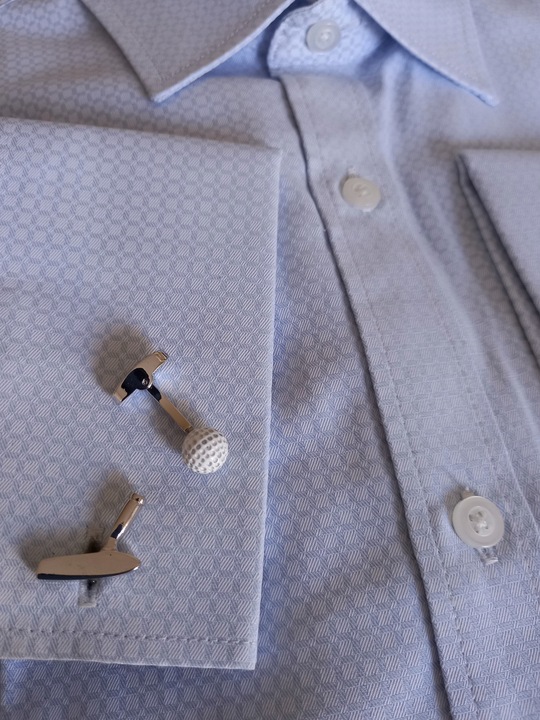 Spinki do mankietów Zestaw do Golfa Kij Putter Piłka HPC dla golfisty +Etui