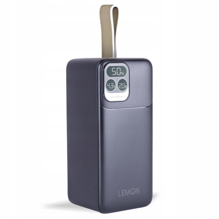 POWERBANK 50000 mAh, USB-C PD 22,5W SZYBKIE ŁADOWANIE QC POWER DELIVERY