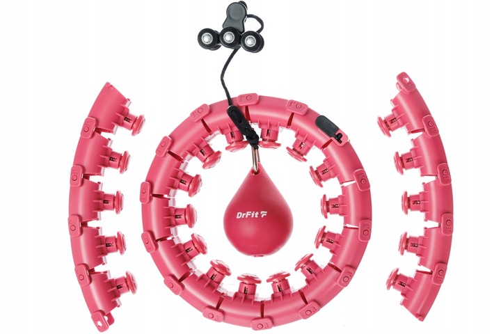 smart HULA HOP z Obciążeniem z Wypustkami do ćwiczeń Odchudzające Trwałe