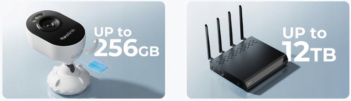 Reolink 4MP Zewnętrzna Kamera IP Wifi detekcja powiadomienia Lumus