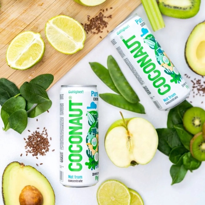 Woda Kokosowa Niegazowana Coconaut Puszka 320 ml W ZESTAWIE TANIEJ 10x szt