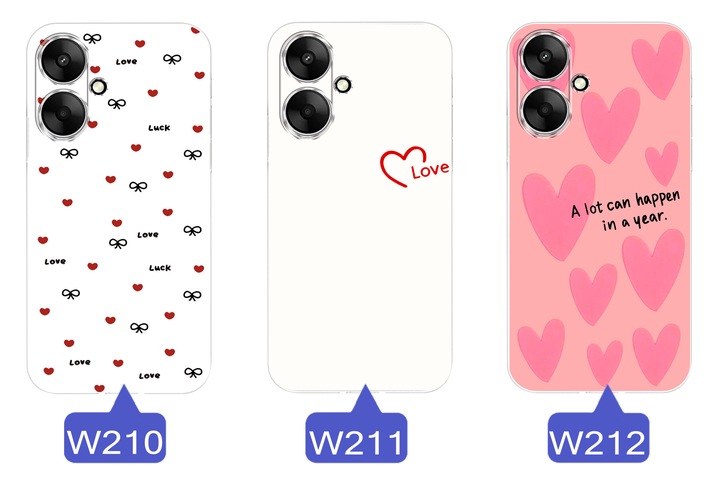 ETUI do Xiaomi Redmi 13C 5G WZORY WALENTYNKOWE WZMACNIANE CASE + SZKŁO