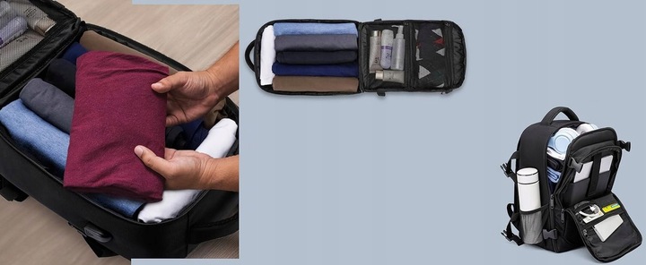 Plecak RYANAIR podróżny 40x25x20 do samolotu lekki bagaż podręczny Solidny