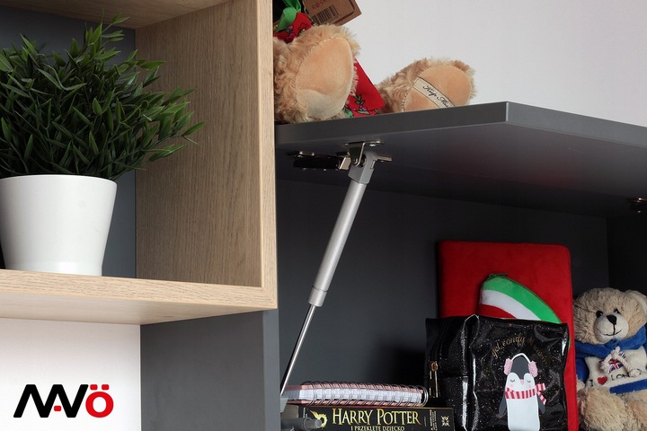 10x PODNOŚNIK MEBOWY PODNOŚNIK DO OKAPÓW DO FRONTÓW SIŁOWNIK GAZOWY