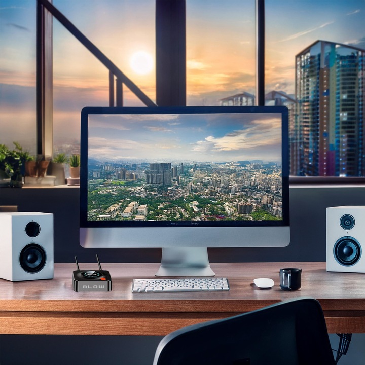 TRANSMITER ODBIORNIK BLUETOOTH ADAPTER DO WIEŻY 5.3 NFC RCA AUX SD