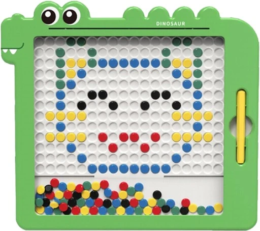 Tablica magnetyczna Dino Board Mozaika Montessori układanka krążki MagPad