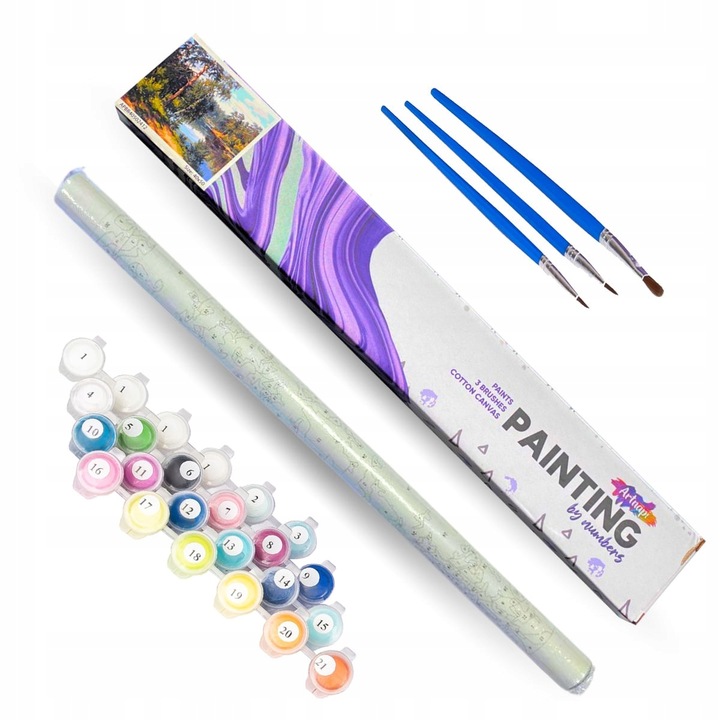 Obraz do MALOWANIA PO NUMERACH Bez Ramy ARTNAPI