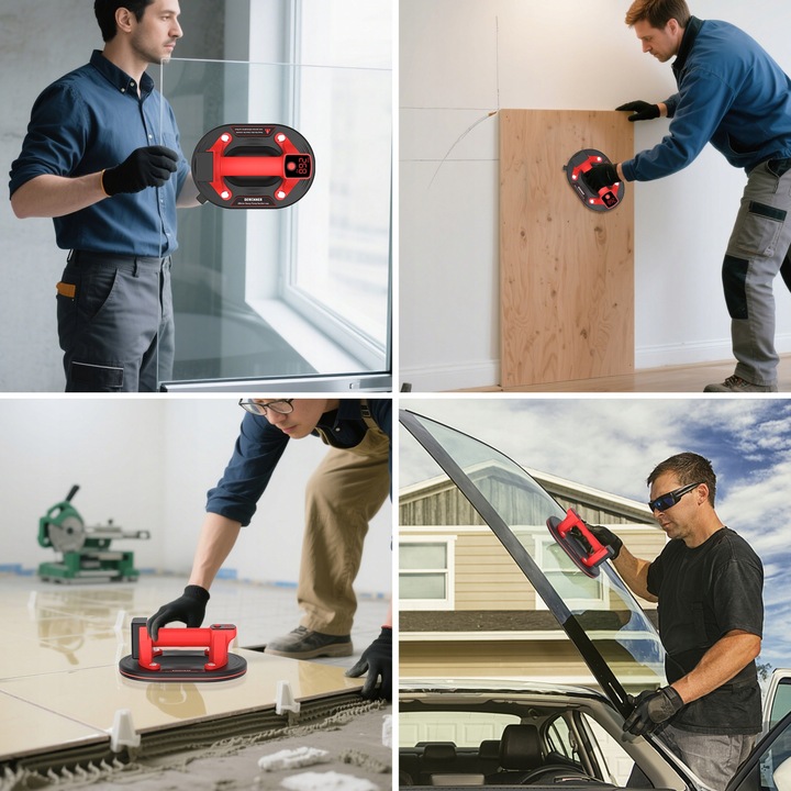 AUTOMATYCZNA AKUMULATOROWA ELEKTRYCZNA PRZYSSAWKA PRÓŻNIOWA z LCD