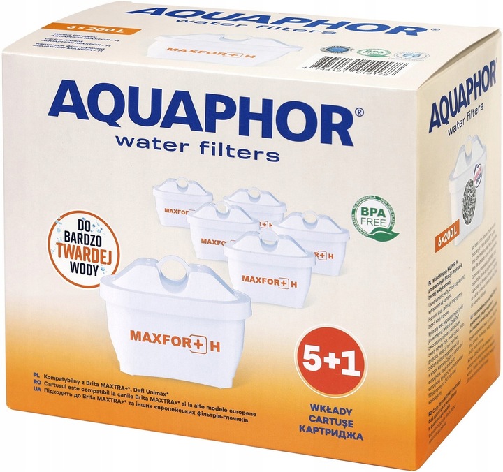 Wkład Maxfor Plus H, kpl (5+1) 6
