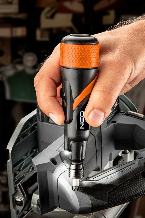 Wkrętak Akumulatorowy USB-C + Akcesoria + Etui 3,6 V NEO TOOLS