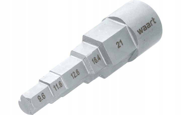 WAART Klucz stopniowy do śrubunków 1/2 kaloryferów zaworów 5 stopni