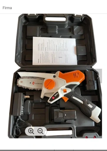 Piła pilarka łańcuchowa 4 cale +2 akumulatory