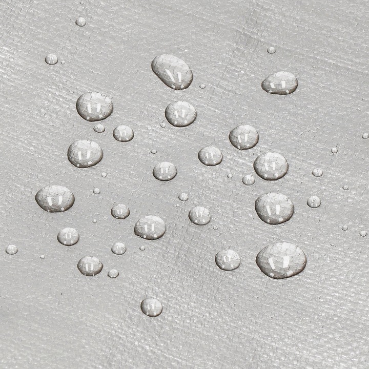 PLANDEKA PLANDEKI 4x6m SZARA WZMACNIANA 210G MOCNE OKRYCIE PŁACHTA