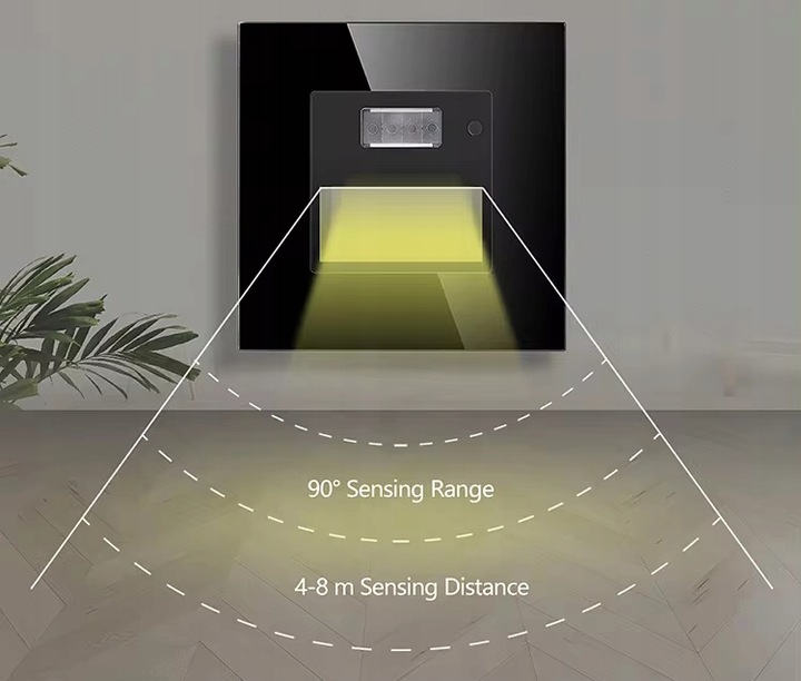 OPRAWA SCHODOWA FLEX OŚWIETLENIE SCHODOWE Z CZUJNIKIEM RUCHU LED F60