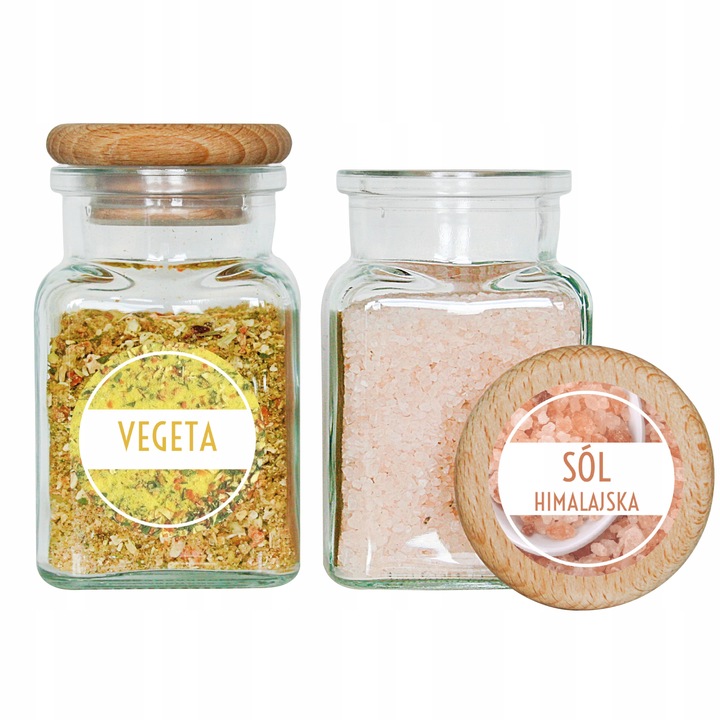 SŁOICZKI na przyprawy 150ml słoiki pojemniczki pojemniki szkło 150 ml