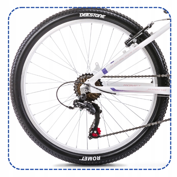 ROWER GÓRSKI MTB 24 ROMET JOLENE SHIMANO ALU OŚWIETLENIE I STOPKA GRATIS