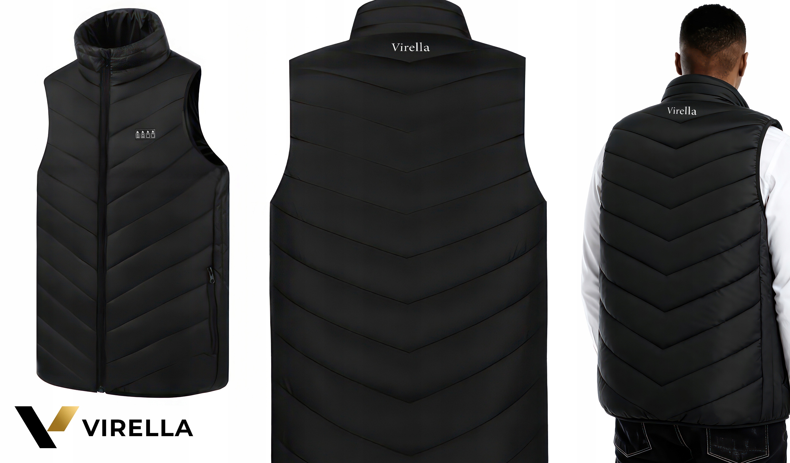 KAMIZELKA PODGRZEWANA OGRZEWANA 21 STREF USB XL MĘSKA BEZRĘKAWNIK POWERBANK