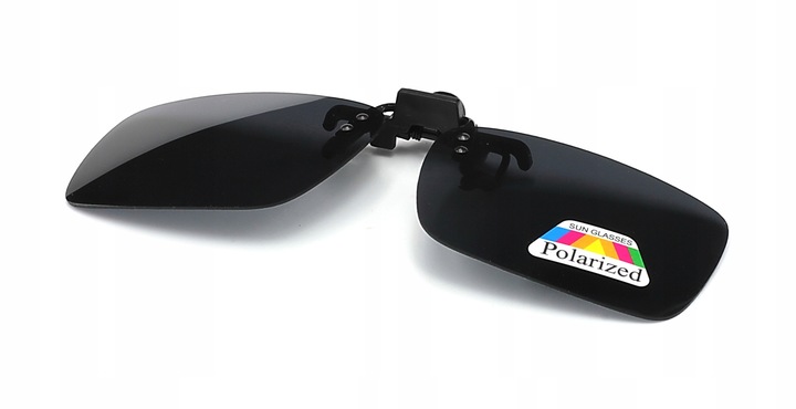 NAKŁADKI NA OKULARY POLARYZACYJNE PRZECIWSŁONECZNE UV400 UNIWERSALNE Z ETUI