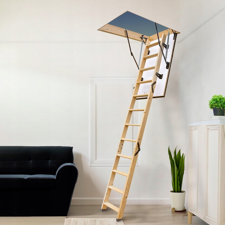 Schody Strychowe 4STEP GREENLINE 120x70 35mm Właz strych 1,05 W/m2K