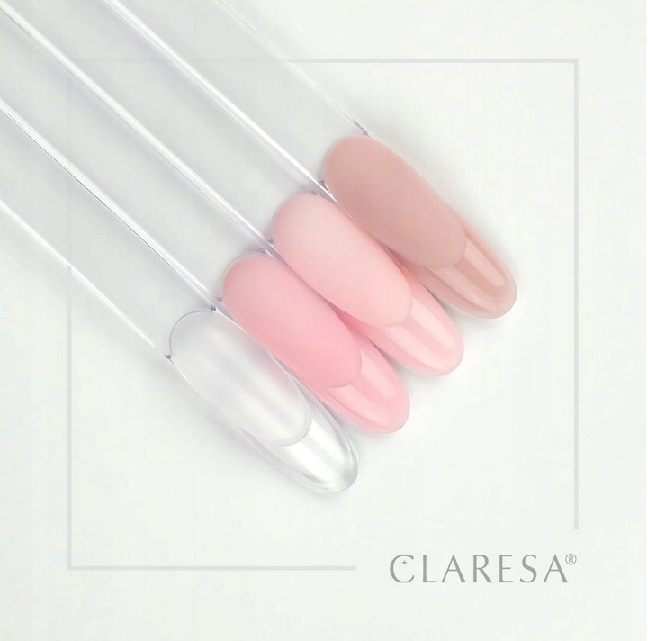 CLARESA Soft & Easy 90g ŻEL BUDUJĄCY DO PAZNOKCI SAMOPOZIOMUJĄCY