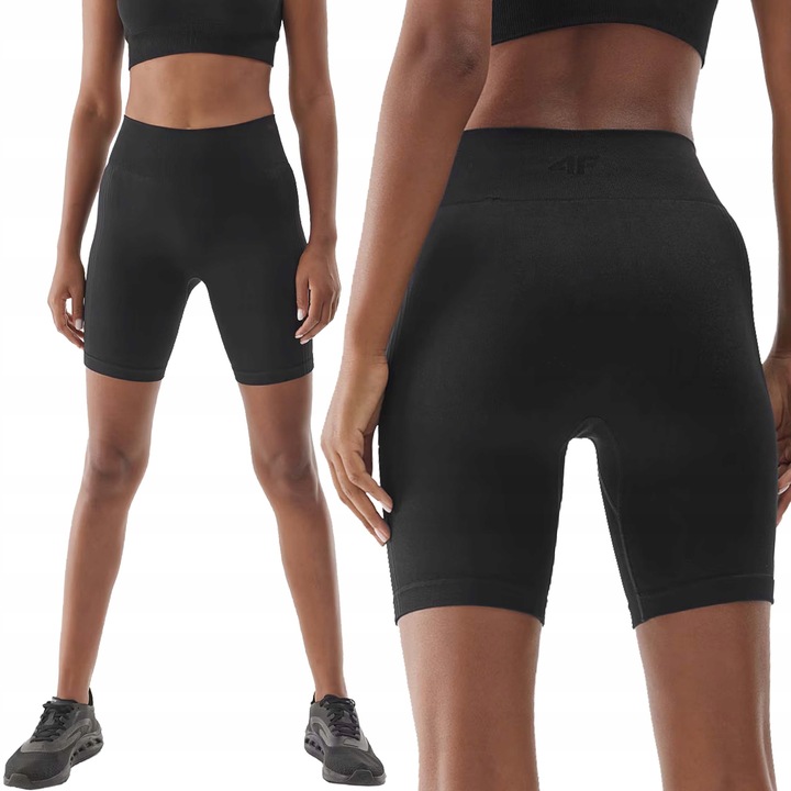 Legginsy 4F Kolarki Damskie Leginsy Wysoki Stan Kryjące Sport F710-20S-M/L