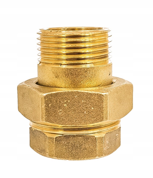 ŚRUBUNEK MOSIĘŻNY STOŻKOWY RÓWNOPRZELOTOWY 1" DN25 PROSTY MOCNY SOLIDNY