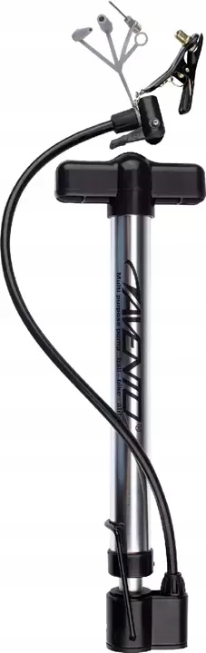 Pompka rowerowa z wężykiem ręczna do piłek roweru wielofunkcyjna AVENTO 4w1