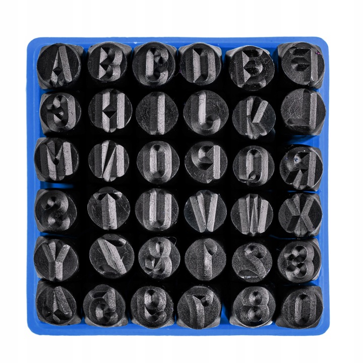 ZNACZNIKI NUMERATORY 36 NUMERATOR LITERY CYFRY 8mm